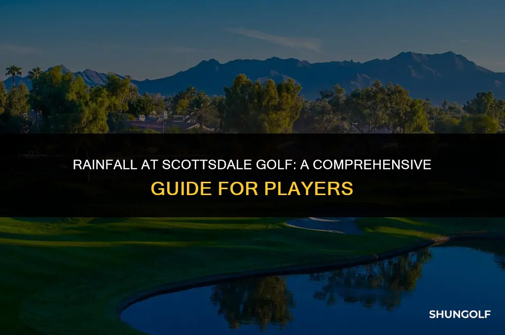 how much rain at scottsdalw golf