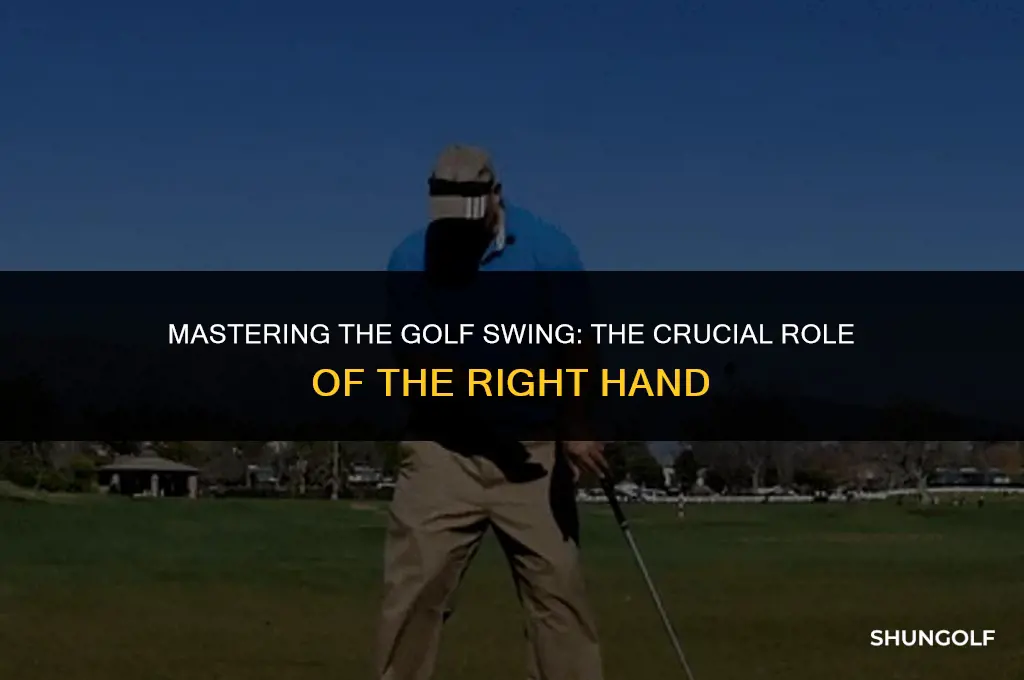 how much right hand in golf swing