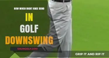 Mastering the Golf Downswing: Optimal Right Knee Bend for Peak Performance