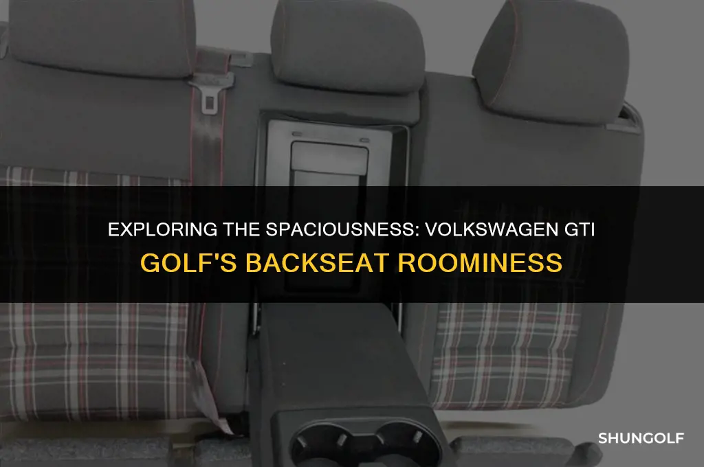 how much room in the backseat of volkswage gti golf