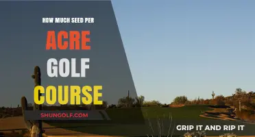 Optimal Seed Rates for Golf Course Turf: Acreage Guidelines