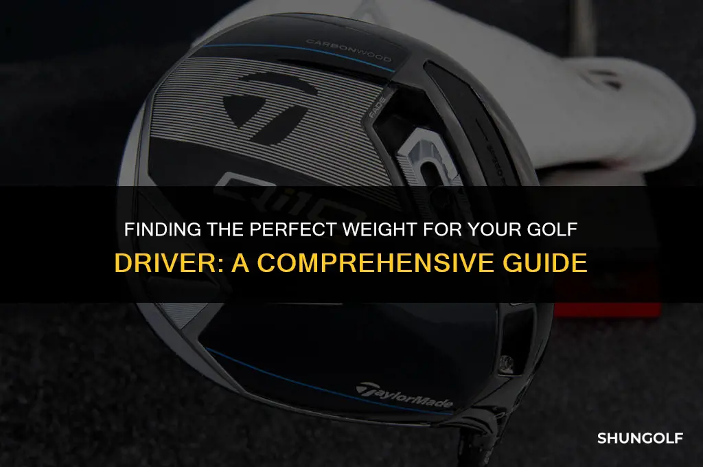 how much should a golf driver weigh