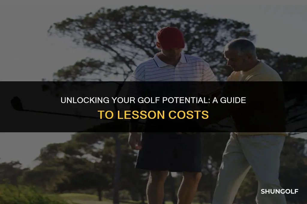 how much should a golf lesson cost