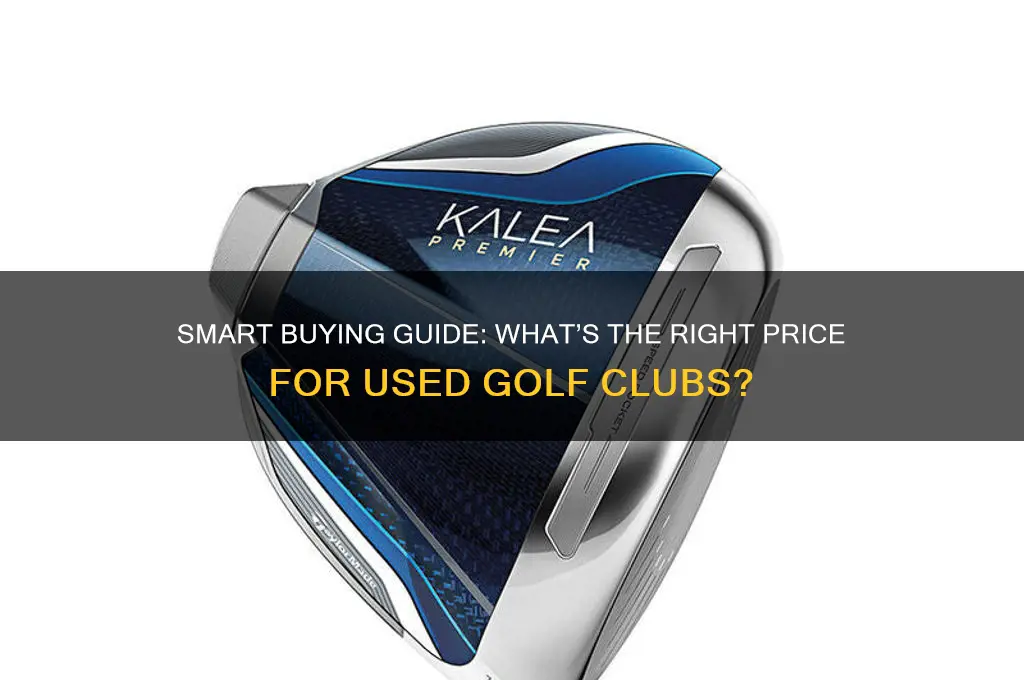 how much should a used golf clubs