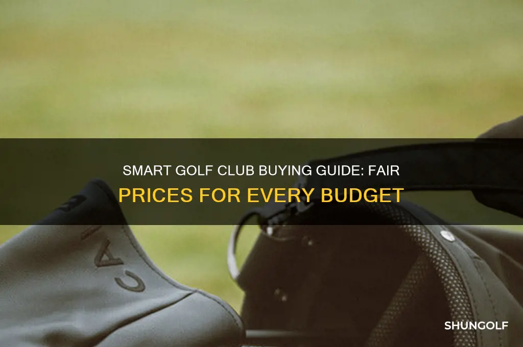 how much should i pay for golf clubs