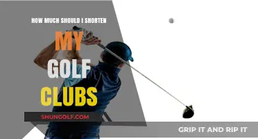Finding the Perfect Fit: How Much to Shorten Your Golf Clubs