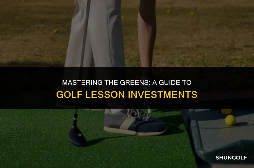 how much should i spend on golf lessons