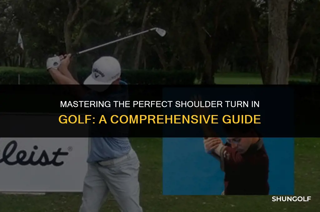 how much shoulder turn golf