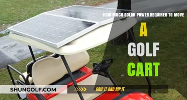 Calculating Solar Power Needs for Efficient Golf Cart Movement