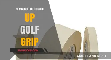 Perfecting Your Golf Grip: A Guide to Tape Amount and Technique