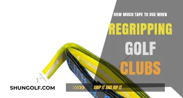 Perfect Golf Club Regripping: Optimal Tape Amount for a Secure Grip