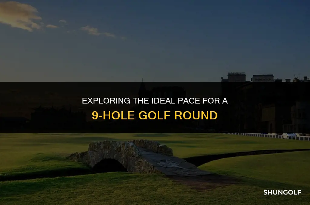 how much time for 9 holes of golf