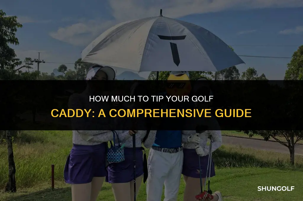 how much tip golf caddy