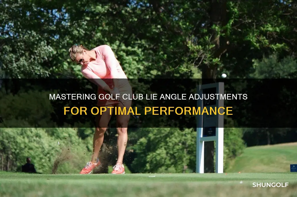 how much to adjust golf club lie angle
