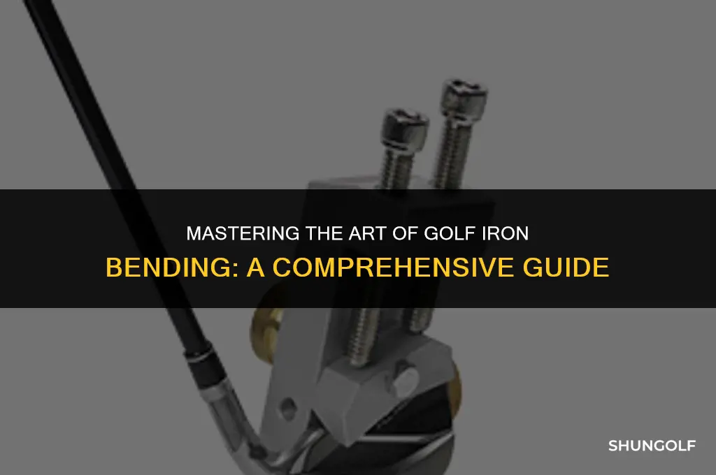 how much to bend golf irons
