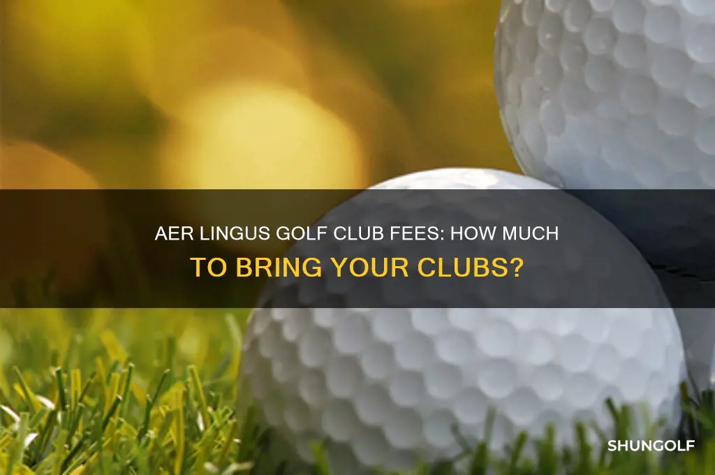 how much to bring golf clubs on aer lingus