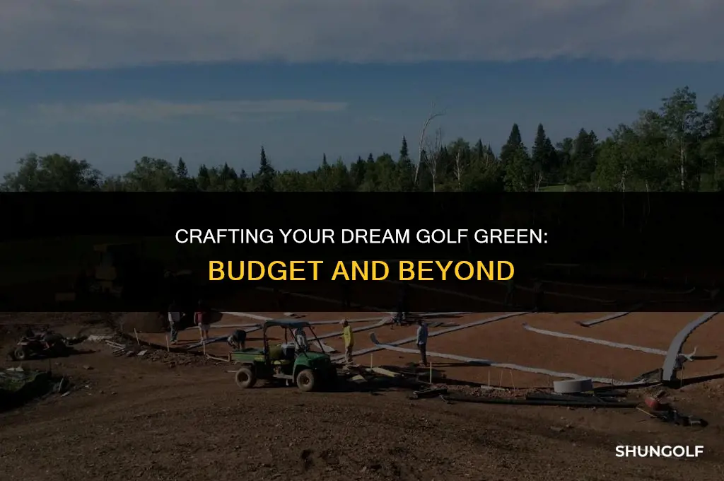 how much to build a golf green