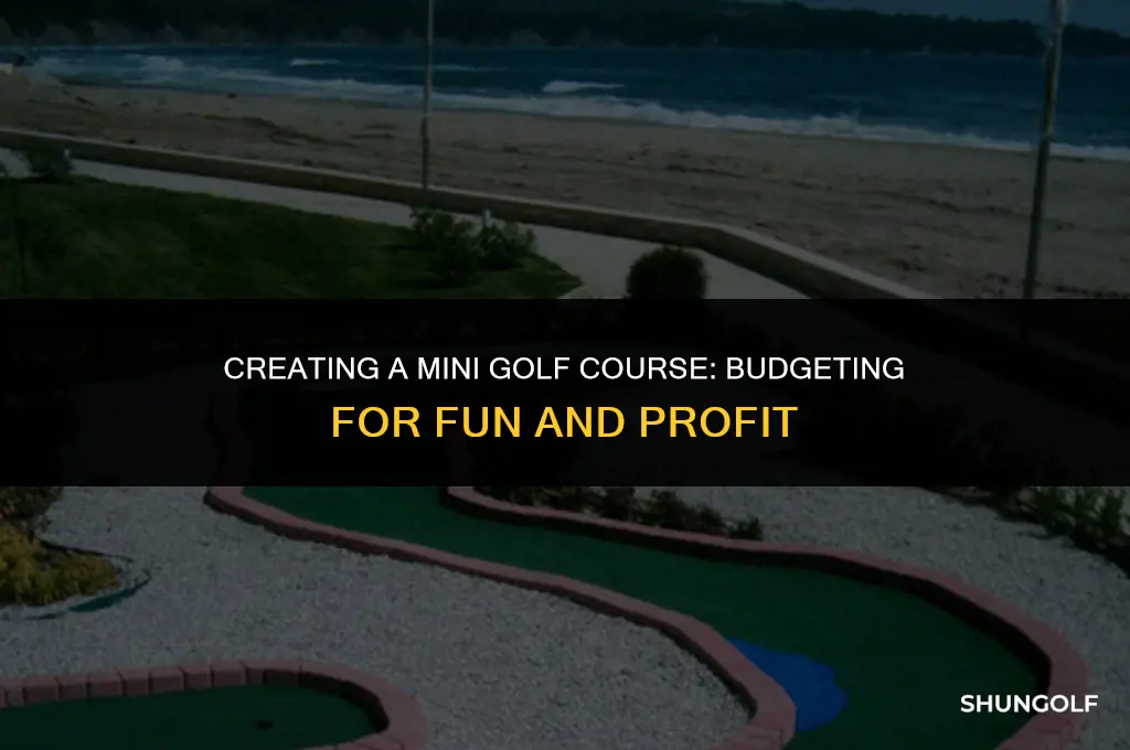 how much to build a mini golf coursr