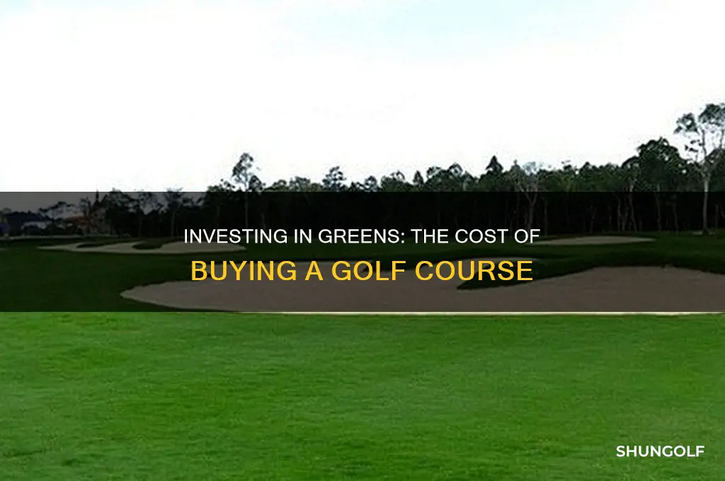 how much to buy a golf course