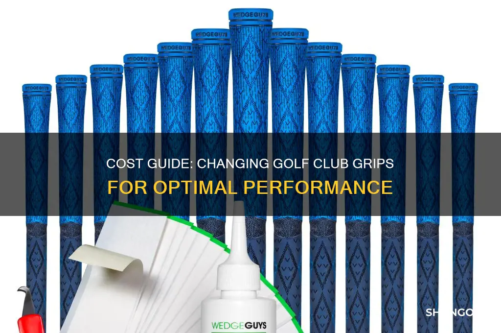 how much to change grips on golf clubs