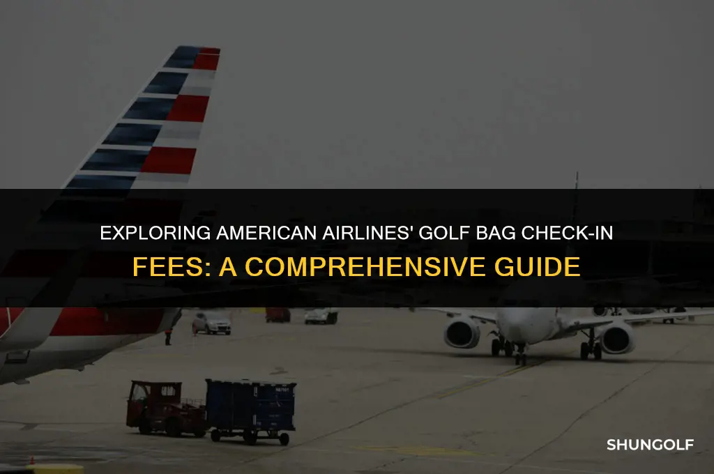 how much to check a golf bag on american airlines