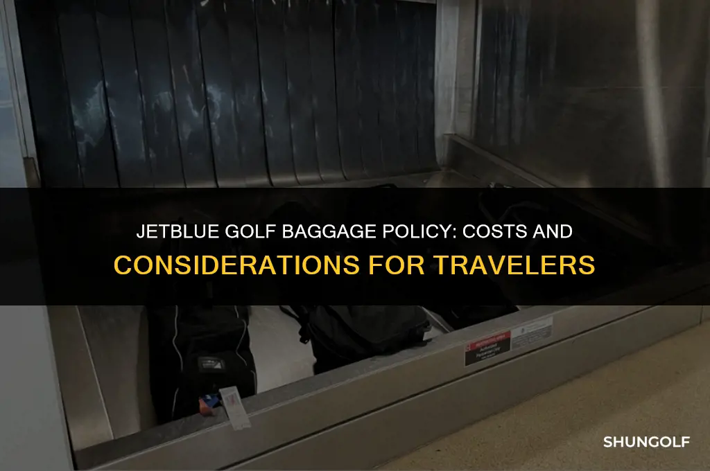how much to check a golf bag on jetblue