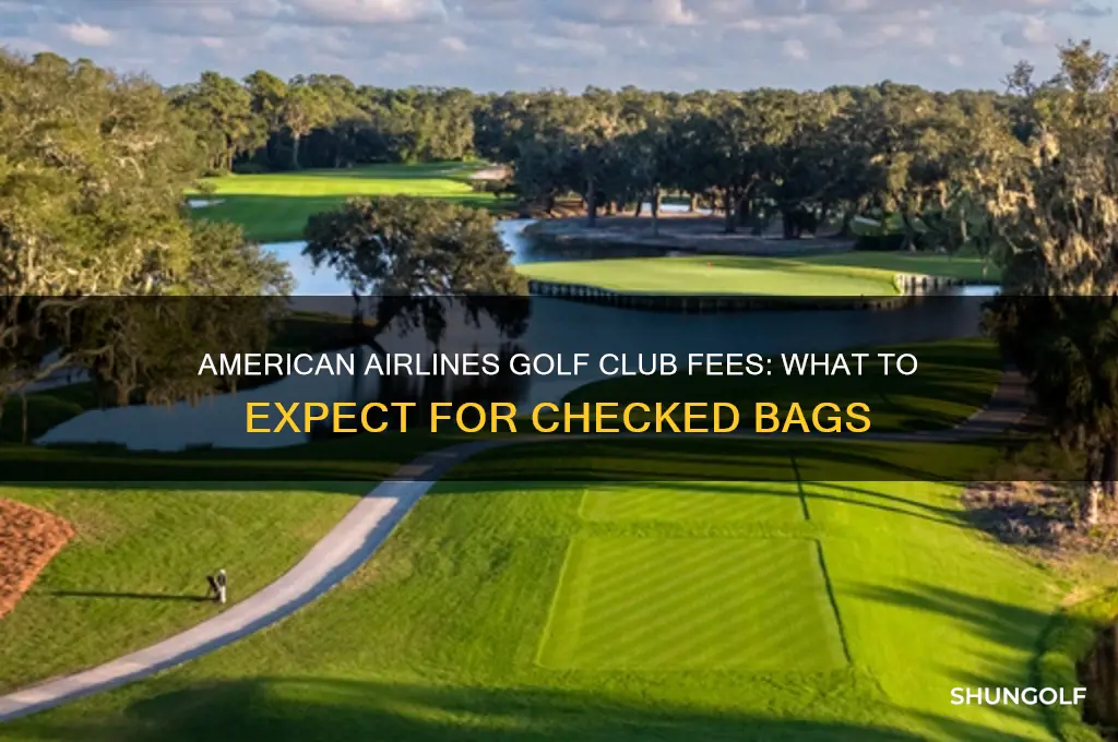 how much to check golf clubs on american airlines