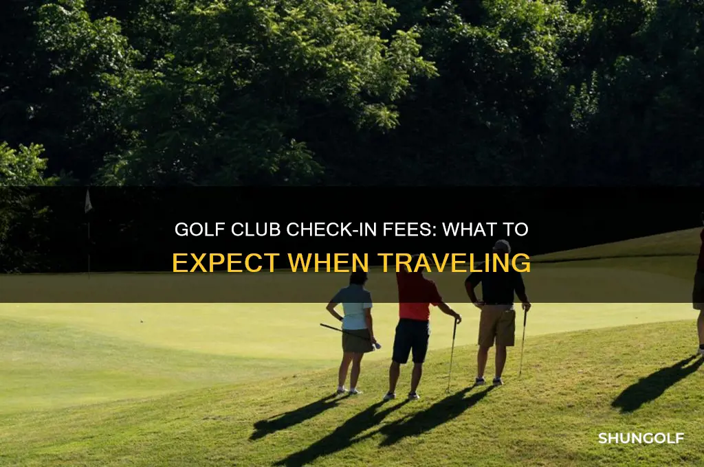 how much to check golf clubs