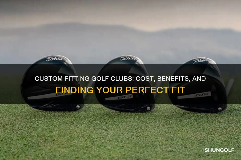 how much to custom fit my golf clubs