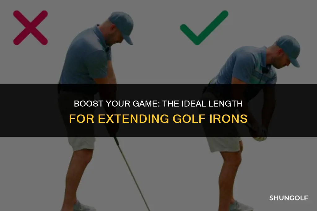 how much to extend golf irons