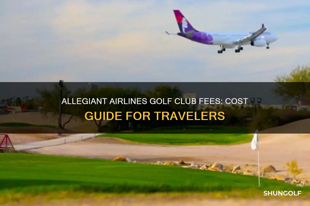 how much to fly golf clubs on allegiant