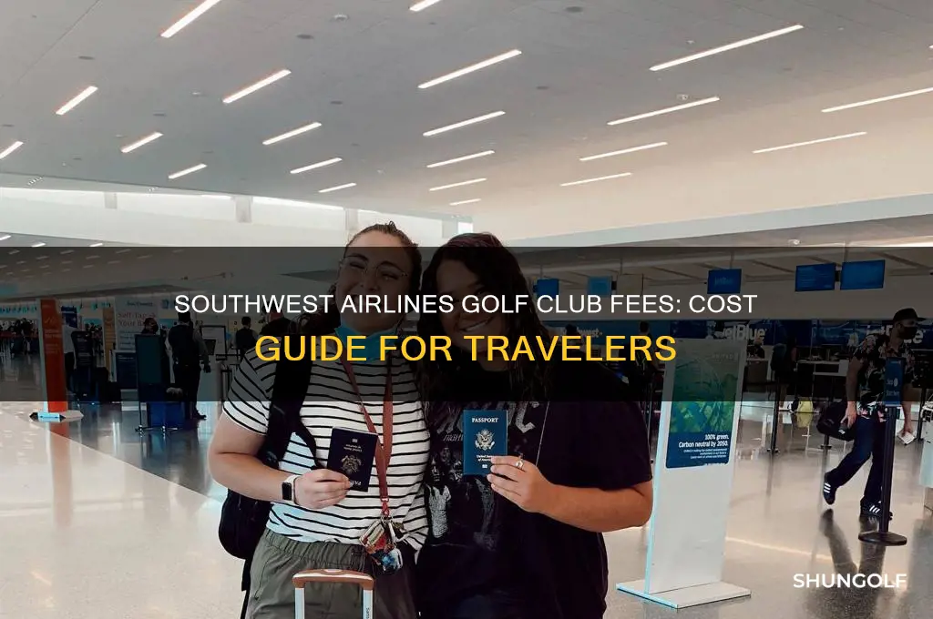 how much to fly golf clubs on southwest