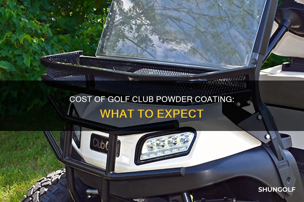 how much to get a golf club powdercoated