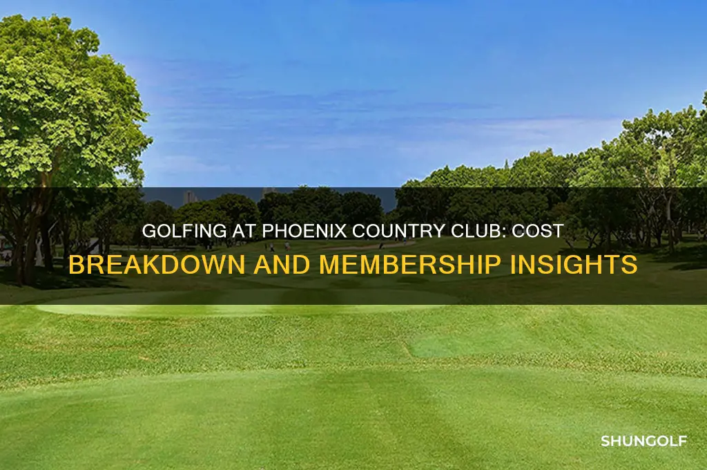 how much to golf at phoenix country club
