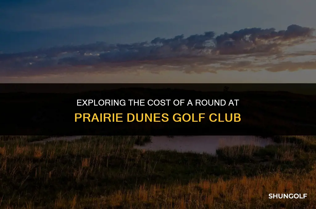 how much to golf at prairie dunes