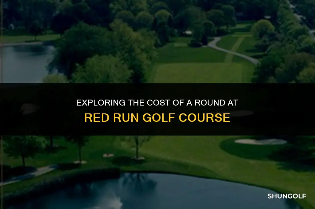 how much to golf at red run