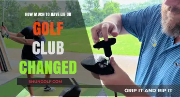 Cost Guide: Golf Club Lie Angle Adjustment Explained