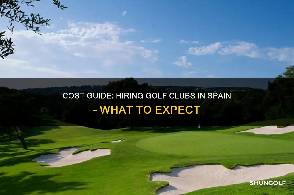 how much to hire golf clubs in spain
