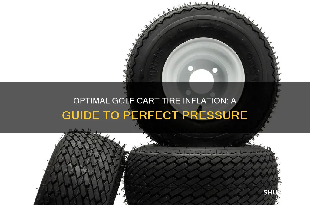 how much to inflate golf cart tires