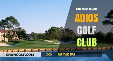 Adios Golf Club Membership Cost: What to Expect and How to Join
