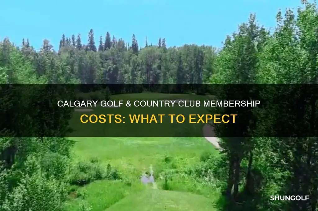 how much to join calgary golf and country club