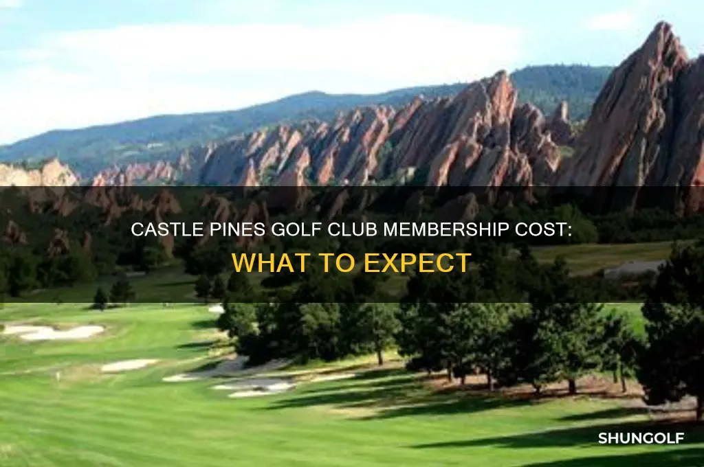how much to join castle pines golf club