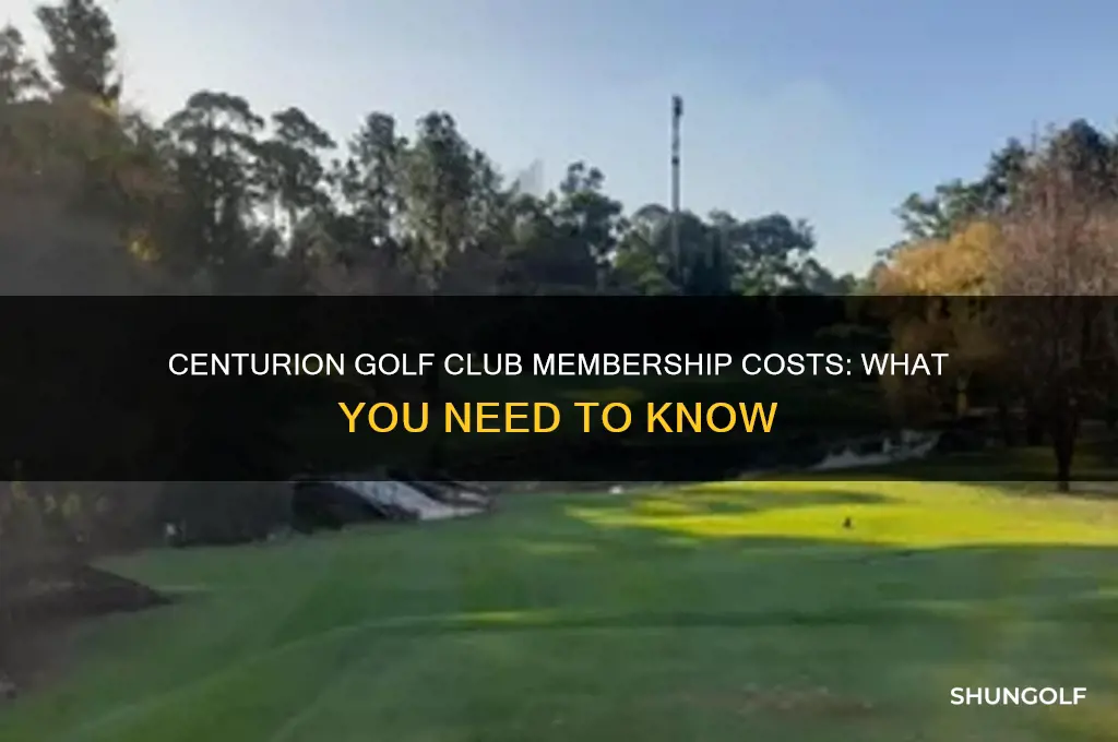 how much to join centurion golf club