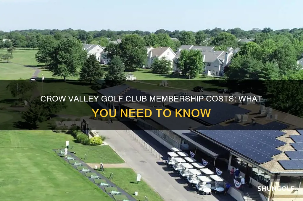 how much to join crow valley golf club