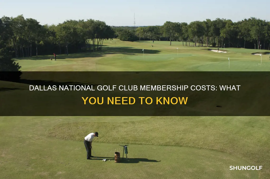 how much to join dallas national golf club