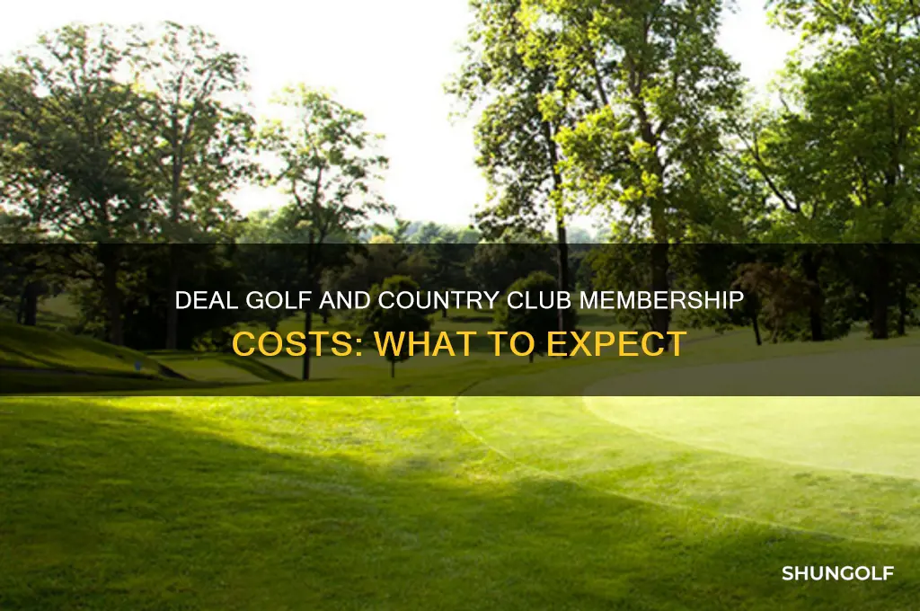 how much to join deal golf and country club
