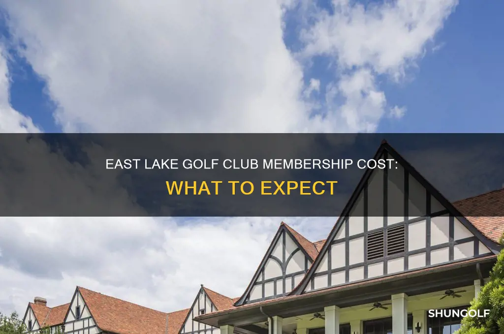 how much to join east lake golf club