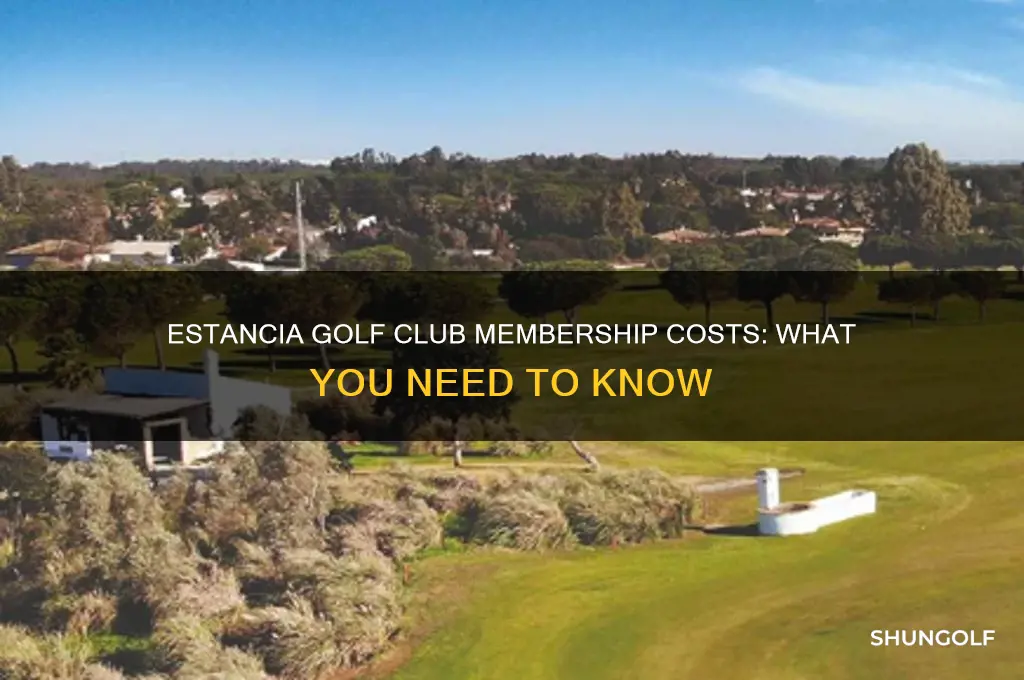 how much to join estancia golf club