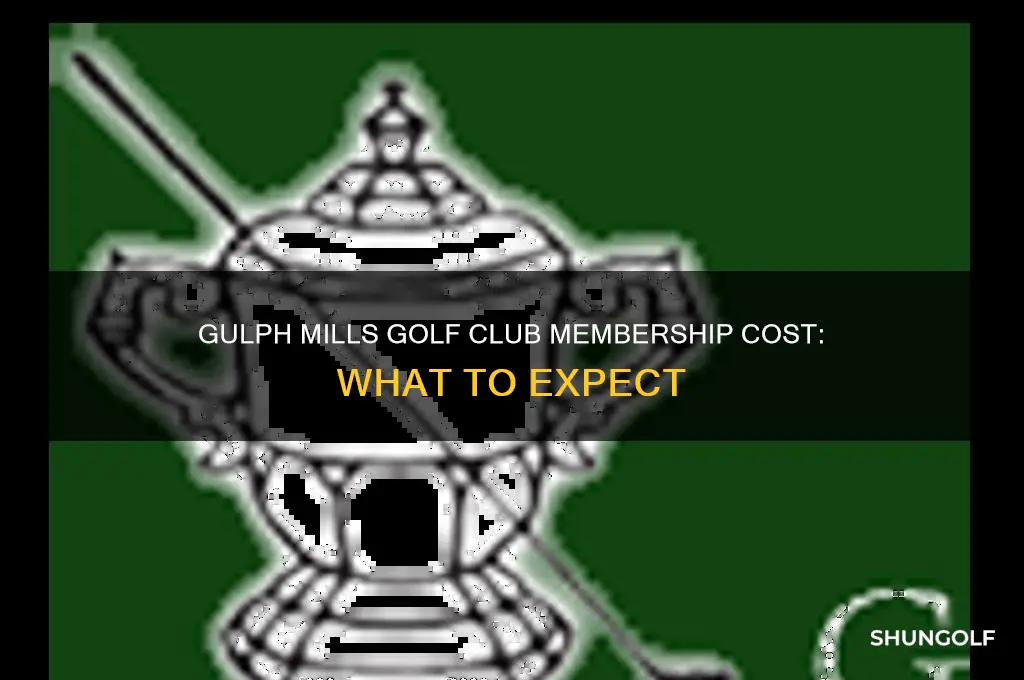 how much to join gulph mills golf club