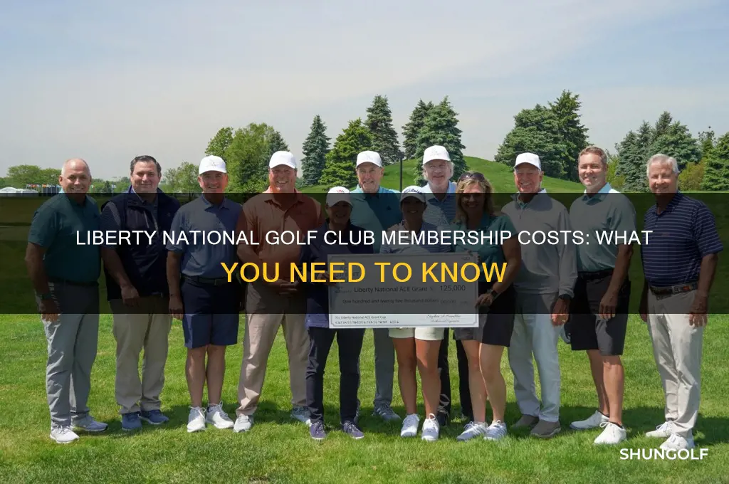 how much to join liberty national golf club